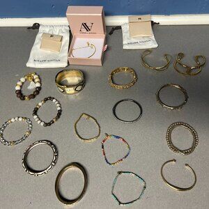Large costume bracelet lot